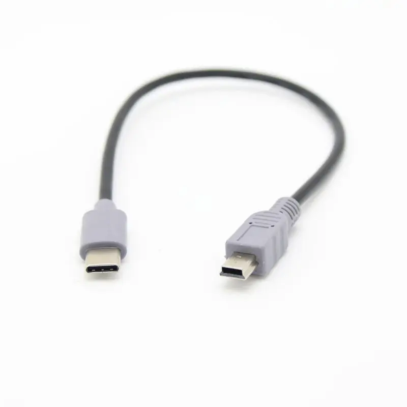 1 м usb type C 3,1 штекер для Mini USB 5 Pin B штекер конвертер OTG адаптер Ведущий кабель для передачи данных для мобильных Macbook Аксессуары