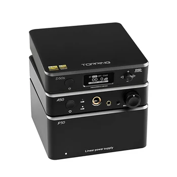 

2019 New Toppping A50 Hifi Bluetooth USB DAC Portable Headphone Amplifier Hi-Res Power Supply ES9038Q2M XMOS XU208