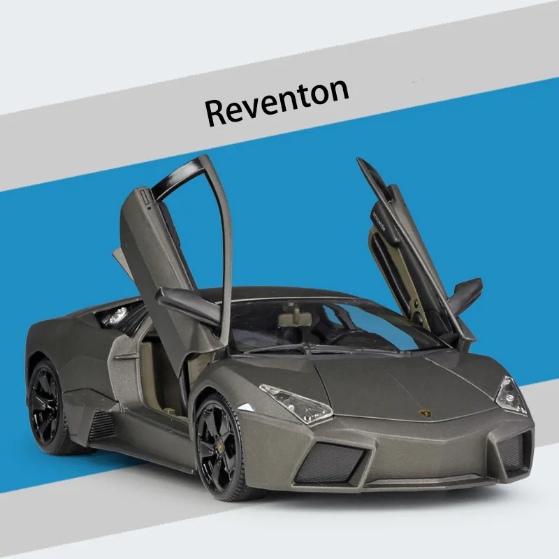 Bburago литая под давлением модель автомобиля 1:18, спортивный автомобиль из металлического сплава, высокая симуляция автомобилей с базой, игрушки для мальчиков, подарки для мальчиков - Color: Gray with box