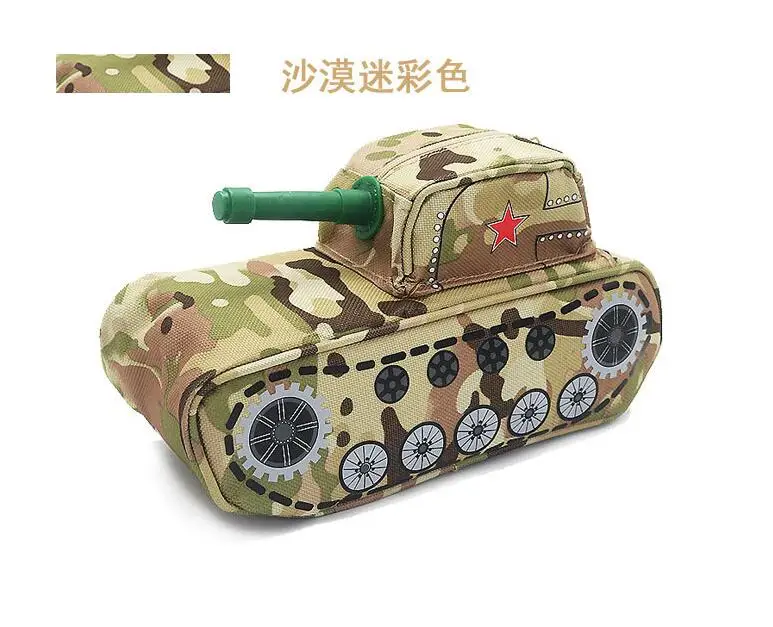 

Tank Stationery Receipt Pen Bag Pen Box Zipper Stationery Box Student Small Pencil Pouch Pen Case Pen Bag Stationery
