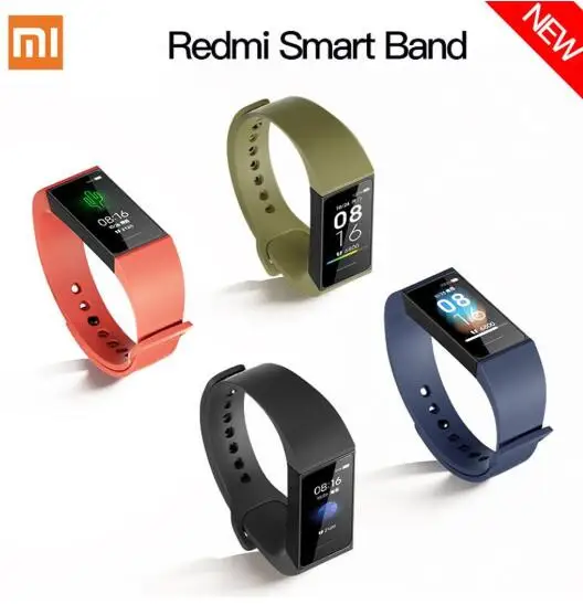 Смарт-браслет Redmi Xiaomi Band фитнес-браслет с большим цветным экраном 1 08 дюйма