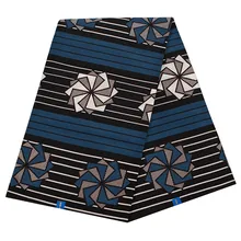 Хлопок настоящий голландский воск 6 ярдов Высокое качество Африканский цветочный принт ткань модный дизайн