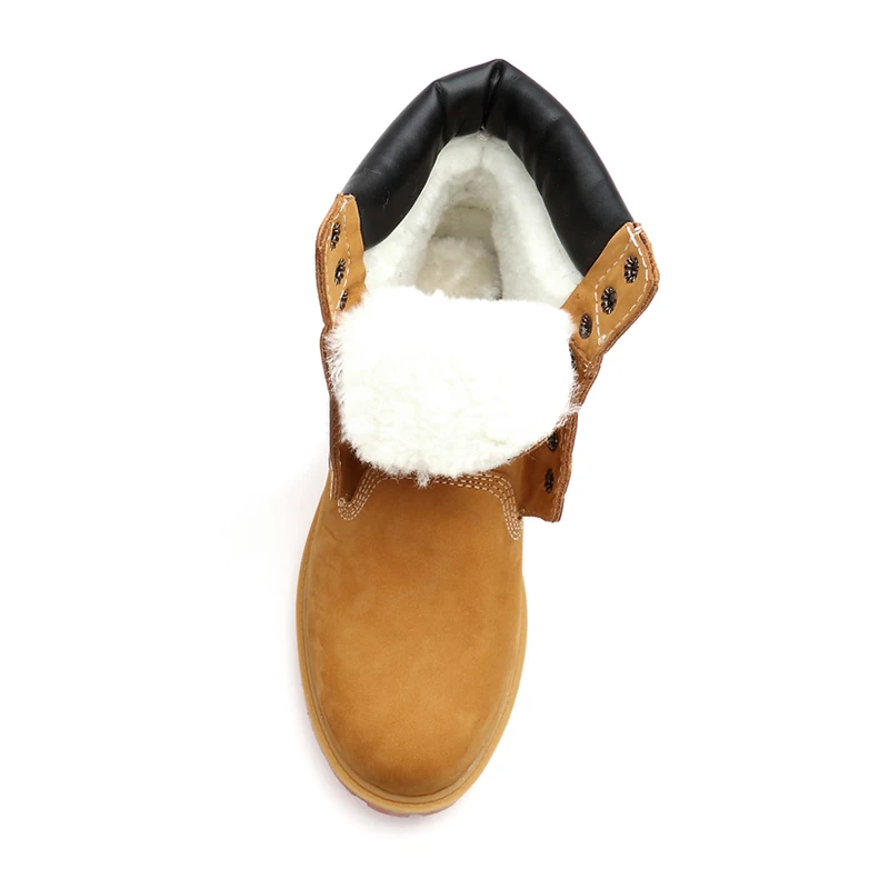 Super Warm Men Winter Boots Natural Leather Ankle Boots Autumn Waterproof Working Shoes Outdoor Autumn Boots Shoes Men