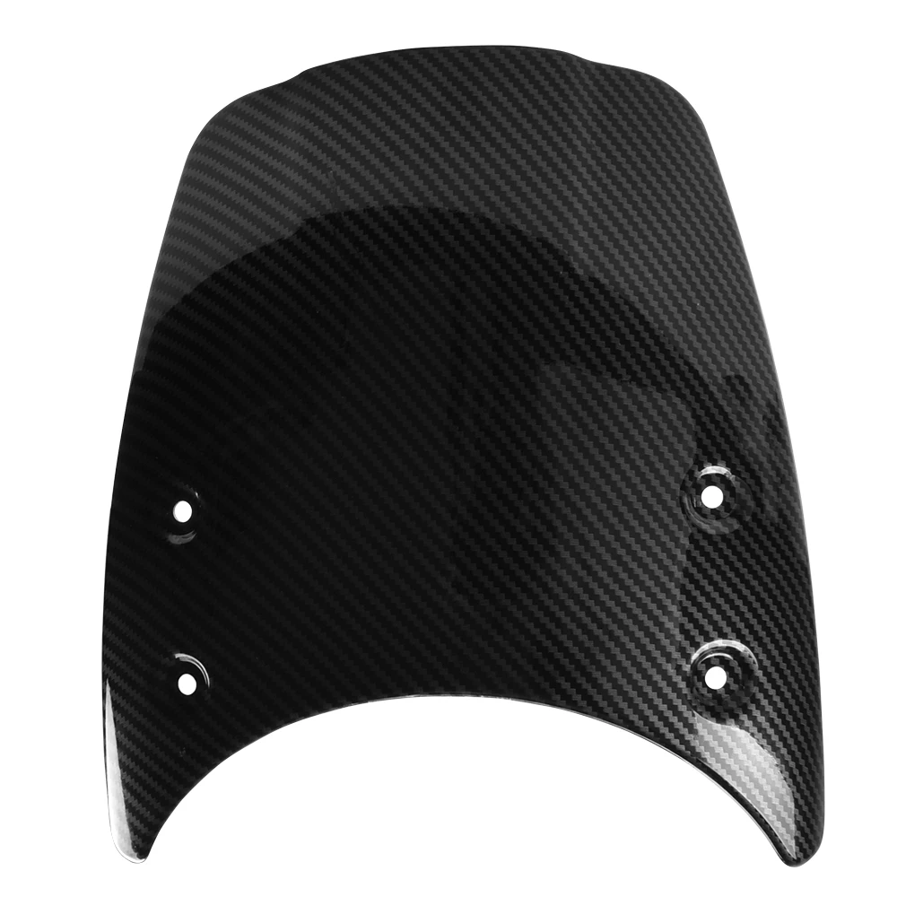 ABS Plastic Carbon Fiber Look Windshield Windscreen Flyscreen Wind Deflector For BMW R NINE T R9T R NINET