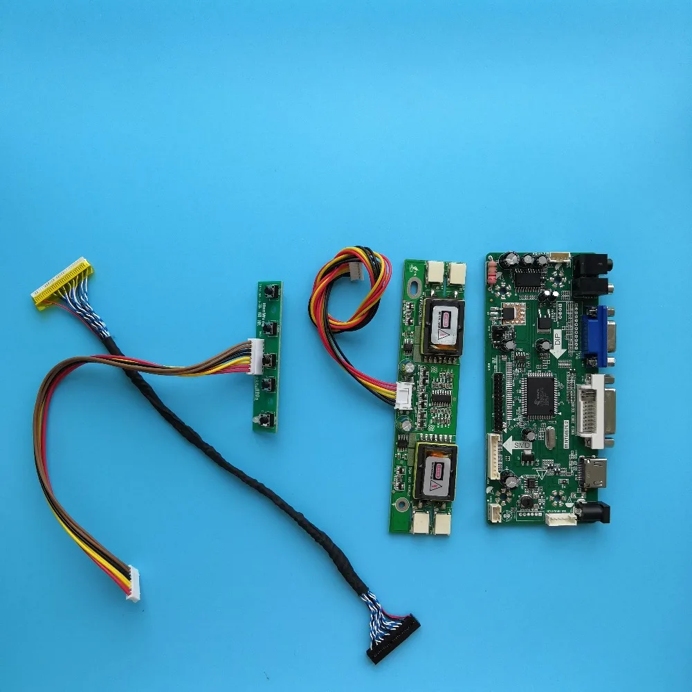 Комплект для M201EW02 VF HDMI драйвер панели контроллера LVDS 4 лампы VGA DVI 1680X1050 M. NT68676 DIY 20," 30 pin