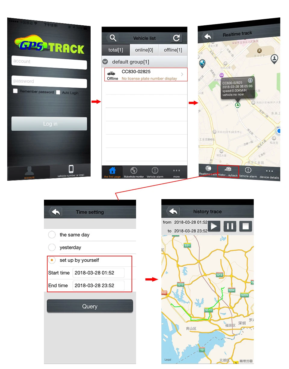 VJOYCAR T830G 4G GPS OBD трекер Автомобильный Google карты датчик движения превышение