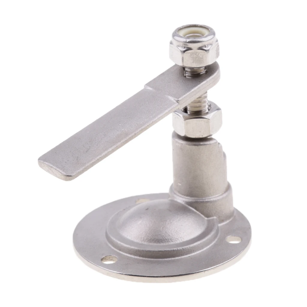Stainless Steel 316 Non-Locking Boat Hatch Latch with Lift Ring Handle