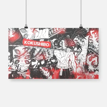 

Home Decor Canvas Demon Slayer Kimetsu No Yaiba Wall Art Painting Pictures Printing Modular Anime Role Poster For Living Room
