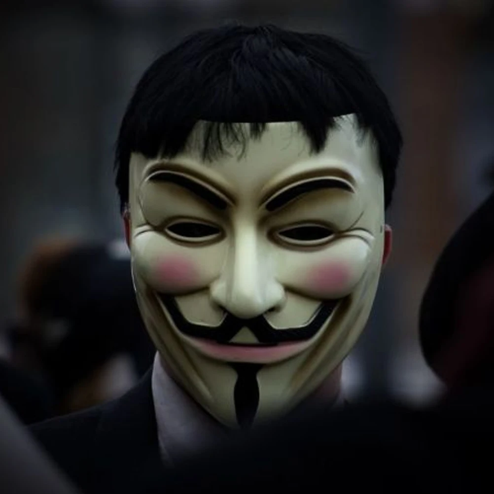 1 шт., 4 стиля, вечерние маски V для вендетты, маска Anonymous Guy Fawkes, необычный аксессуар для костюма для взрослых вечерние маскарадные маски на Хэллоуин