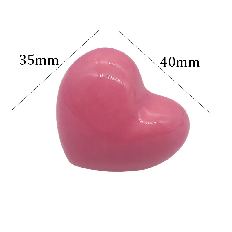 Pink heart knob-2