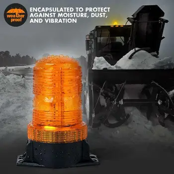 

30 LEDs Emergency Strobe Lights Police Flashlight For Cars Lamp Beacons LED 12V-30V Signal Truck Flashing Amber Warnning L7I1