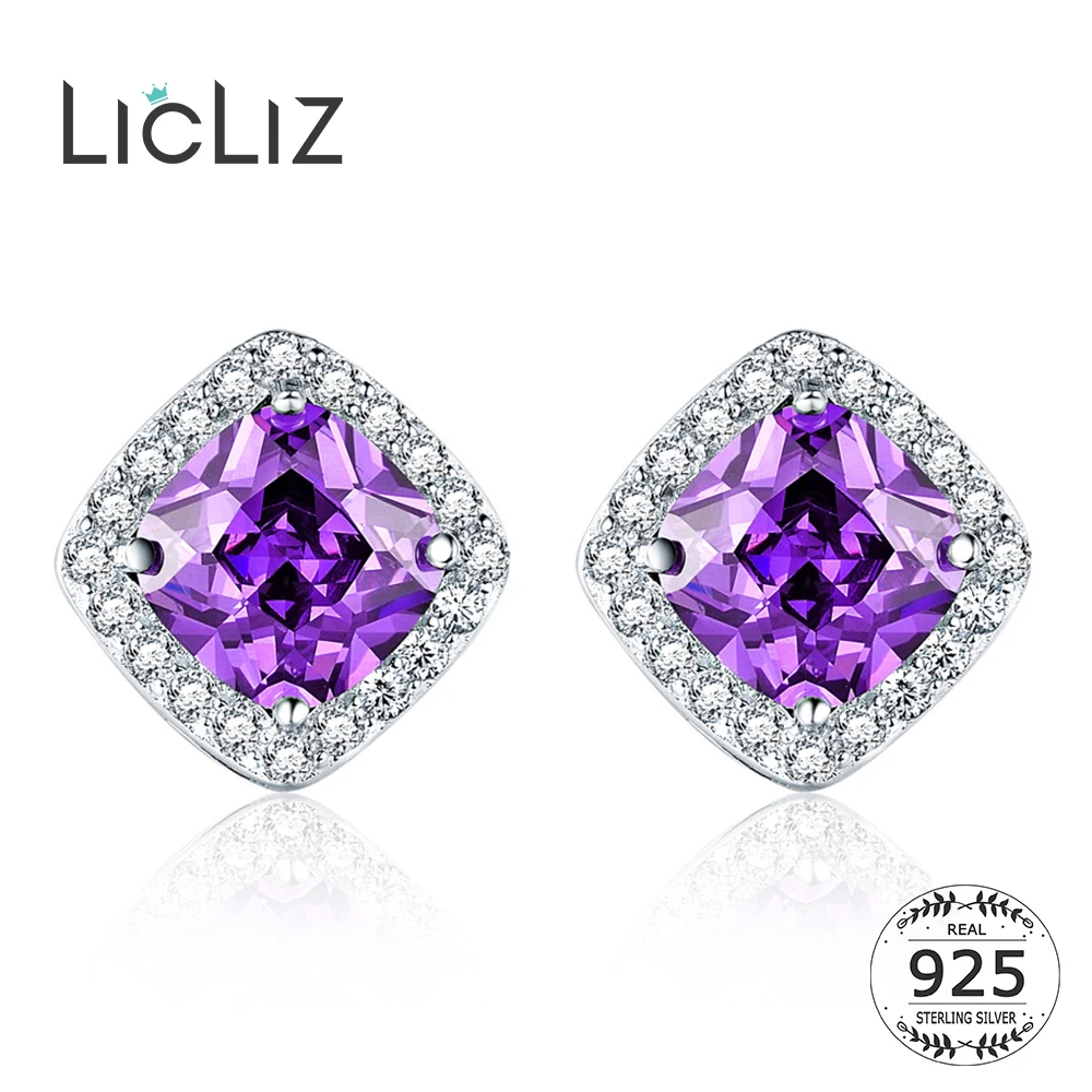 Женские серьги гвоздики из серебра 925 пробы с фианитом|stud earrings|earrings forearrings for women |