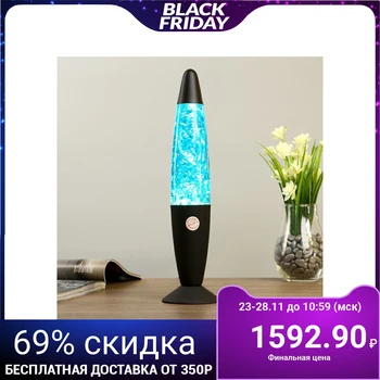 

Lamp night light "Lava" E14 25W from the 220V network black 9x9x35 cm 4437998