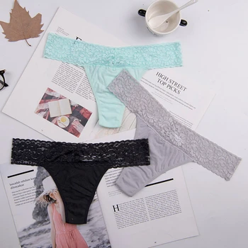 

4color Big size black XXXL lace sexy Women Sexy Thongs G-string Underwear Panties Briefs Ladies T-back lingerie 6pcs/Lot ac170