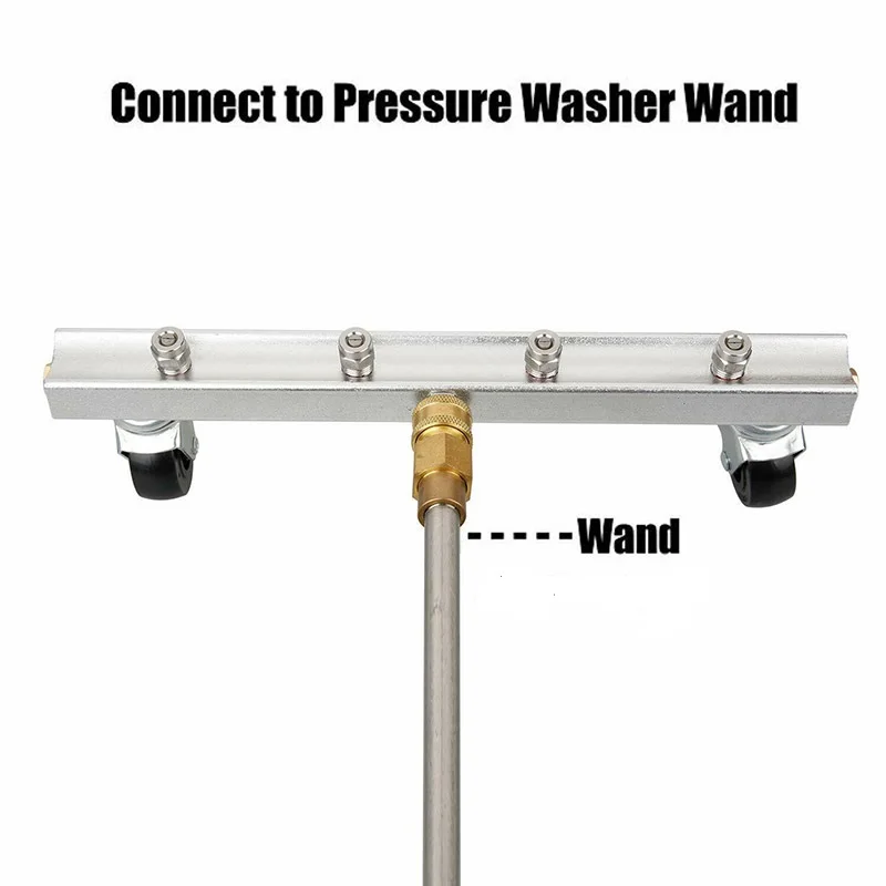 

Pressure Washer Undercarriage Cleaner Under Car Wash 1/4 Fast Connection Replacement Parts