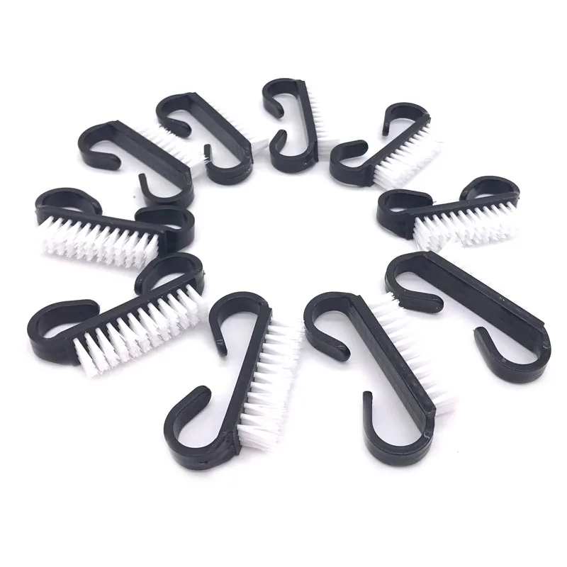 50/100pcs/lot Soft Remove Dust Manicure Tool For Nails DIY Professional Clear Plastic Nail Art Brushes Set Makeup Nail Care Tool 3