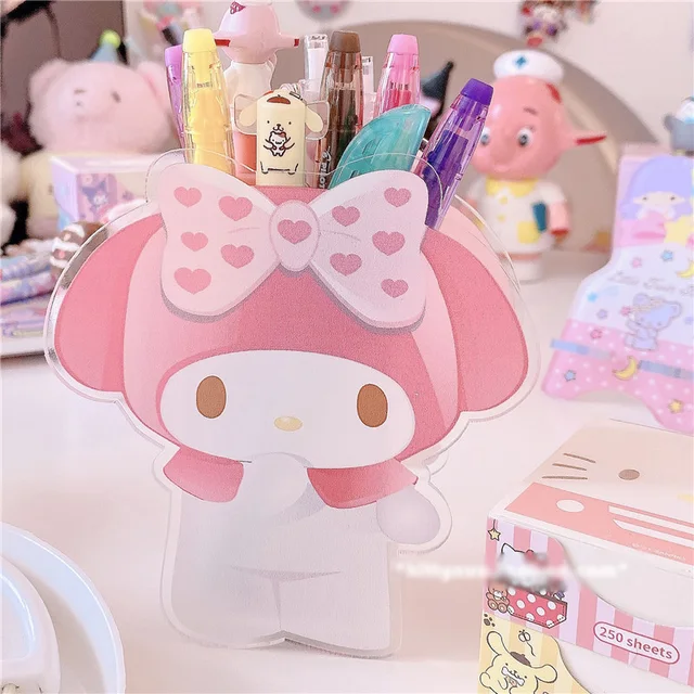 Kawaii Sanrio Cinnnamoroll Acylic Pen Holder 5