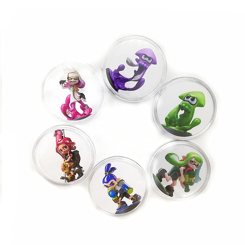 16 шт полный набор Splatoon 2 NFC игровая карта Amiibo коллекция монет NTAG215 наклейка печатная бирка для NS Switch 3DS Быстрая