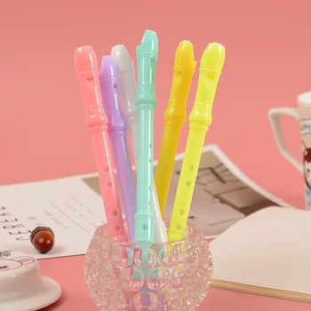 

1pc Cute Signing Writing Pen Pencil case Creative Office Stationery Pulllets neutral pen