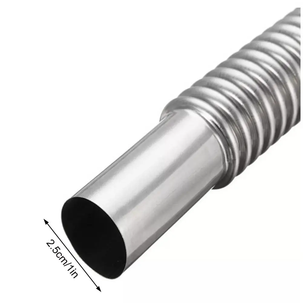 100-300cm Car Air Parking Heater Stainless Steel Exhaust Pipe Tube Gas Vent Fit Air Diesels Parking Tank Car Heaters Accessories
