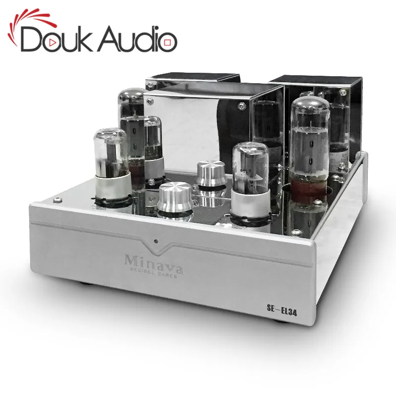 Douk Audio Hi-end EL34 усилитель клапанной трубки Stereo Hi-Fi односторонний мощности класса А