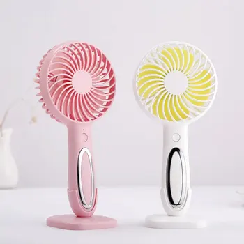 

ICOCO 2in1 USB USB Multifunctional LED Night Light Summer Fan Mini Quiet Handheld 3 Gears Desktop Fan Rechargeable Torch Sale