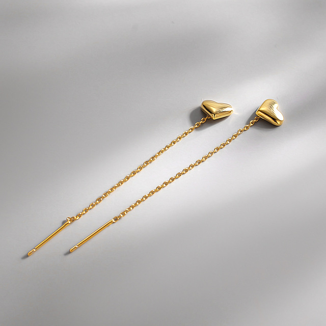 Minimalist Chain Long Tassel Drop Earring For Women Statement Dangle Earrings Personality Ear Line Jewelry Gift