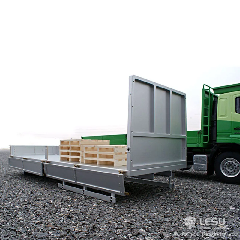 1/14 LESU Hino700 металлический грузовой бункер для TAMIYA тягач бортовой прицеп