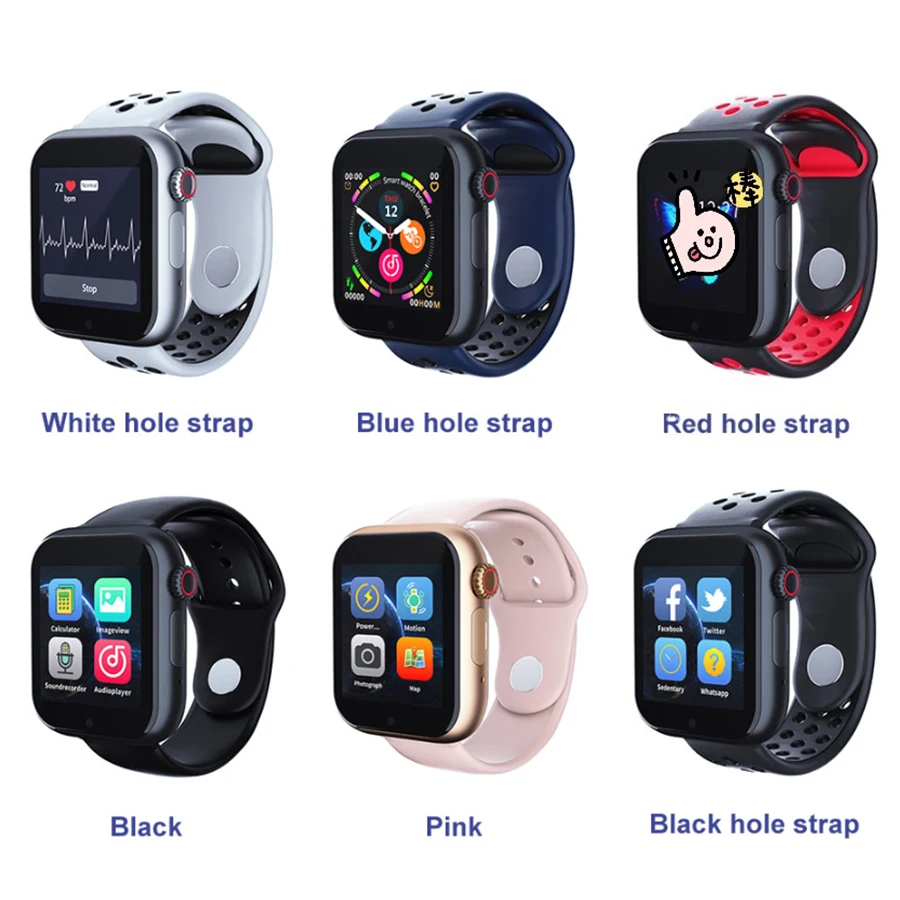 

2019 New Z6S Smart Watch Men Women Bluetooth Call 2.0M Camera Audio Player Sleep Heart Rate Monitor Music Player Smartwatch