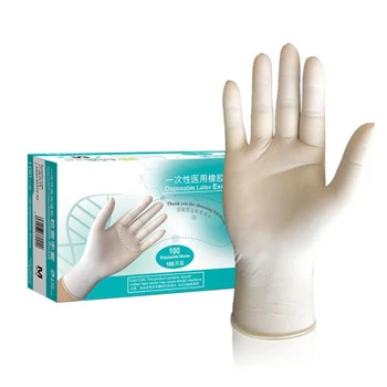 

Disposable Latex New Transparent PVC Gloves 100 Packs Protective Cleaning Inspection Protect Dishwashing Household Thick Durable