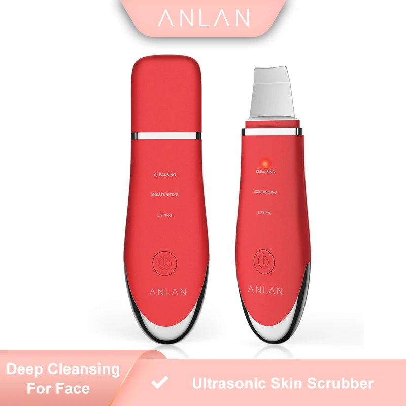 Ультразвуковой скруббер для кожи ультразвуковой очиститель лица ANLAN очищение