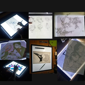 

1PC A3 Drawing Thin Pad Lightbox Tracing Board Copy Lightbox for Designing Sketching Stencilling