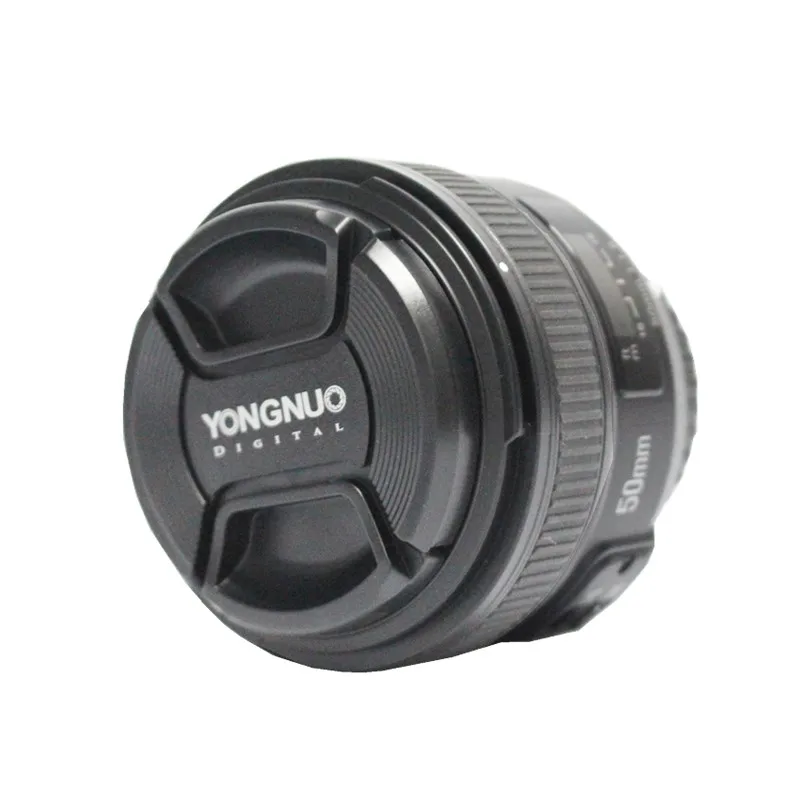 Объектив YONGNUO YN 50 мм YN50mm f/1 8 AF + бленда УФ фильтр 58 чехол комплект с автофокусом для
