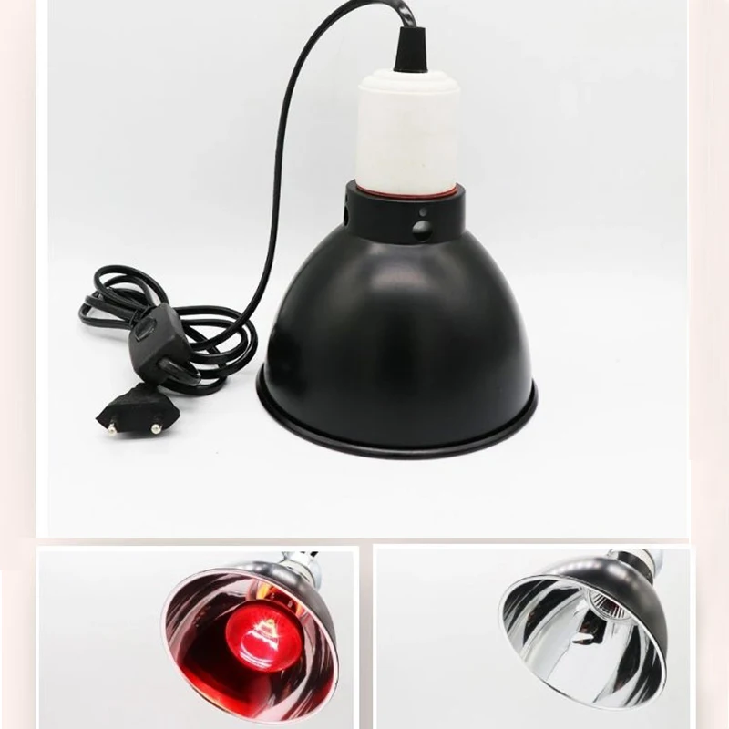 Reptile Lamp Set Lighting 300W E27 100-240V UVB Reptile Heating Lamp Stand Pet Light Bulb Holder Lampshade Emitter