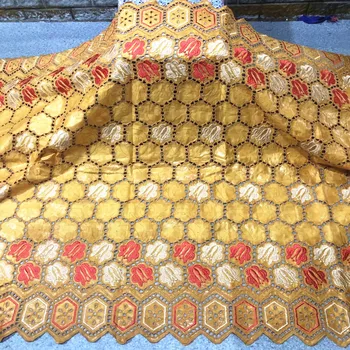 

african Bazin riche fabric with embroidery lace 2020 New arrival hot selling Nigerian bazin riche lace for dress material