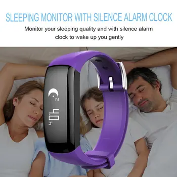 

Multifunctional Smart Bracelet USB Reminder Steps Counter Caller Information Health Monitor for Mobile Phone