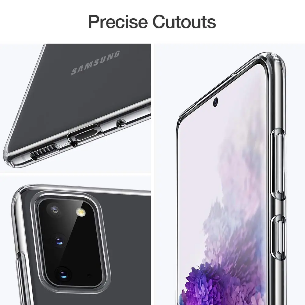 Transparent Silicone Phone Case for Samsung Galaxy S20 S21 FE Plus Ultra S20FE S21FE S21Plus S21Ultra 5G Soft Clear Back Cover