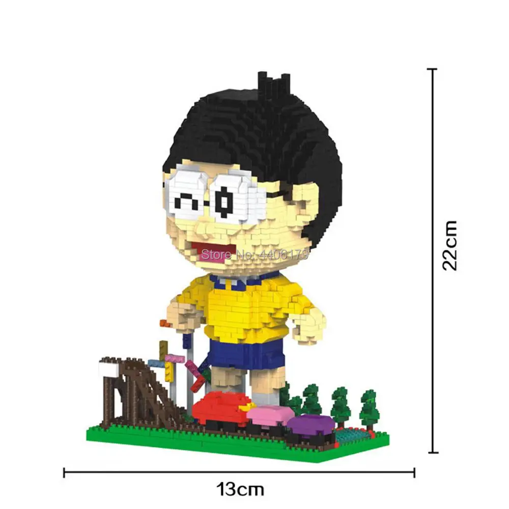 Лидер продаж классические фигурки lepining из мультфильма Doraemon Nobita Nobi Minamoto Shizuka мини