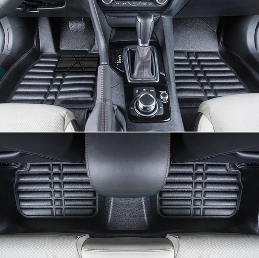 Кожаные автомобильные коврики для mazda 3 axela 2013 ковер Интерьер Аксессуары bm