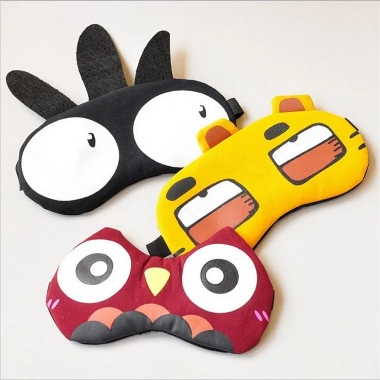 

Korean-style Creative Cartoon Pure Cotton Shading Sleep Eye Patch Ice Pack Ice Compress Nursing Eye Patch Customizable Wholesale