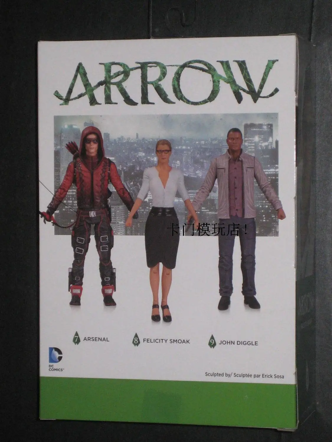 DC Comics Green Arrow Series Hacker IT Women Felicity Smoak Collective Figure Toys 16cm