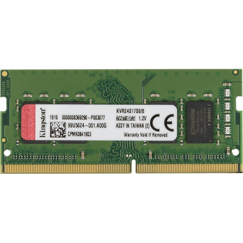 Модуль памяти KINGSTON VALUERAM KVR24S17S8/8 DDR4 - 8Гб | Компьютеры и офис
