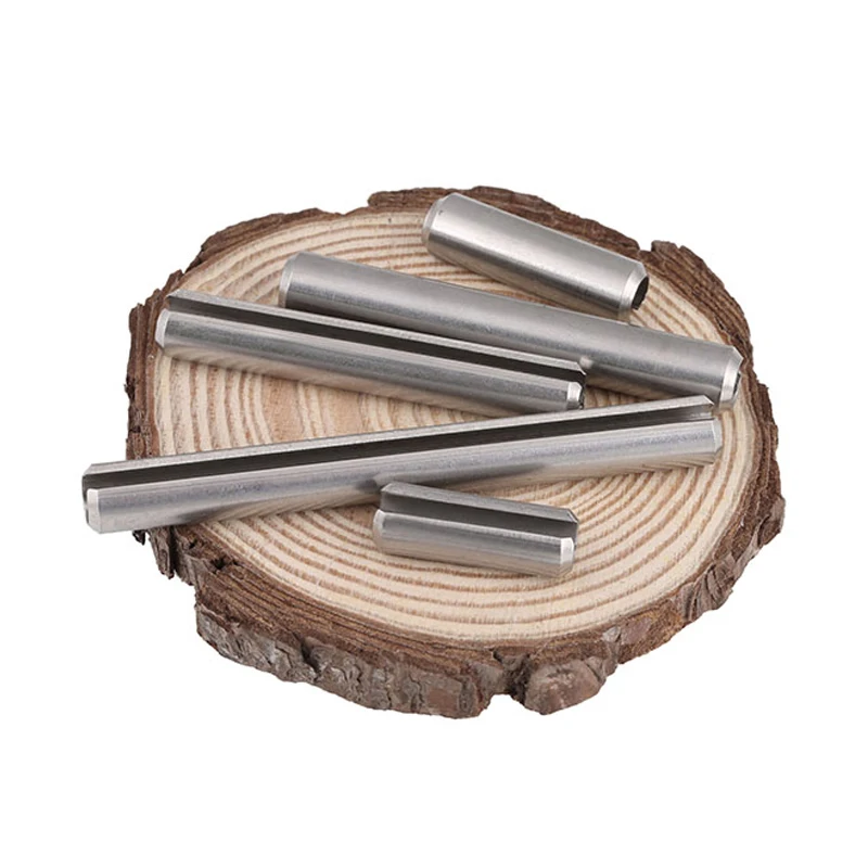 M8 Slotted Spring Pins M8 X 8mm Stainless Steel Slotted Spring Tension Pins – DIN 1481 Standard Roll Pins Spring Loaded Pull Pins - Foto 4