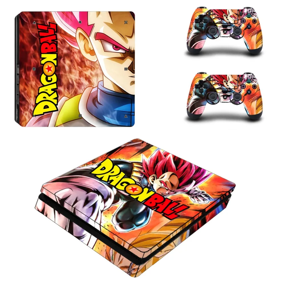 Dragon Ball супер полное покрытие лицевые панели PS4 тонкая кожа Виниловая наклейка, стикер для Playstation 4 консоль и контроллер PS4 тонкая кожа