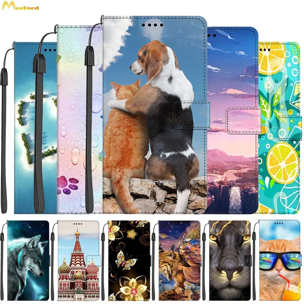 

Кожаные чехлы для LG K50 Q60, роскошный чехол-книжка с бумажником для LG K51 Q51, чехлы для телефонов LGK50 K 50, милые окрашенные чехлы с отделениями для карт