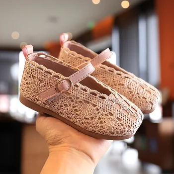 

AFDSWG girls shoes soft bottom princess shoes new black girls spring and autumn soft bottom children's casual shoes