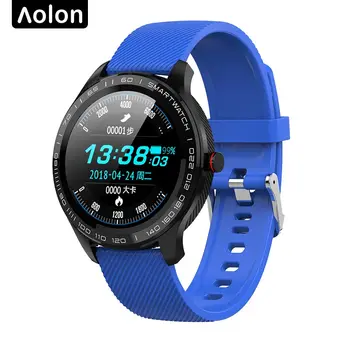 

Aolon ECG Smart Watch Men Full Round Multi-Touchable Smartwatch IP68 Sport Watches for Men Bluetooth Reminder Music