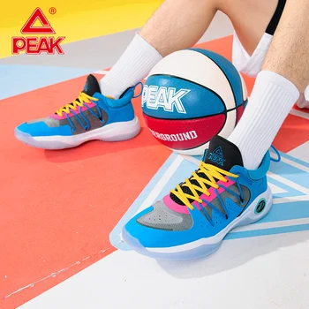 

PEAK 2020 New Basketball ShoesTONY PARKER Cavalry Series Men Cushioning Sneakers Exercise Wearable Non-slip Professional Sneaker