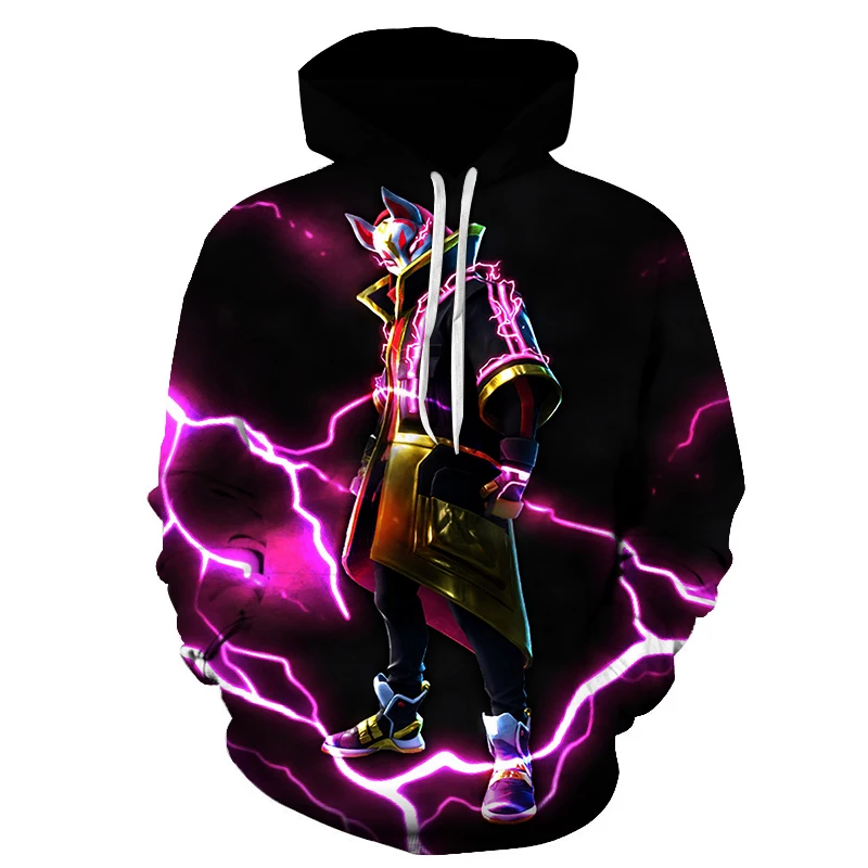 Goedkoop 3D Hoodie Battle Royale Print Sweater Mannen Vrouwen Hooded Trui Veertien Dagen Grappige HipHop Hoodies