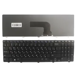 Teclado de portátil ruso para DELL Inspiron, 15V, 15R, 15VR, 1316, 15R-3521, 15R-5521, 5521, 2521, 3521, 5421, M531R, 3537, 5528, 3328, negro, RU